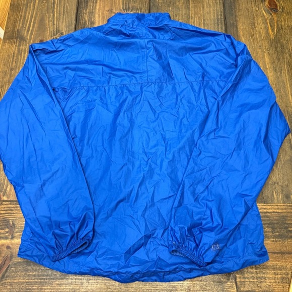 Patagonia Mens L Blue Lightweight Full Zip Windbreaker Jacket Packable - Picture 7 of 7